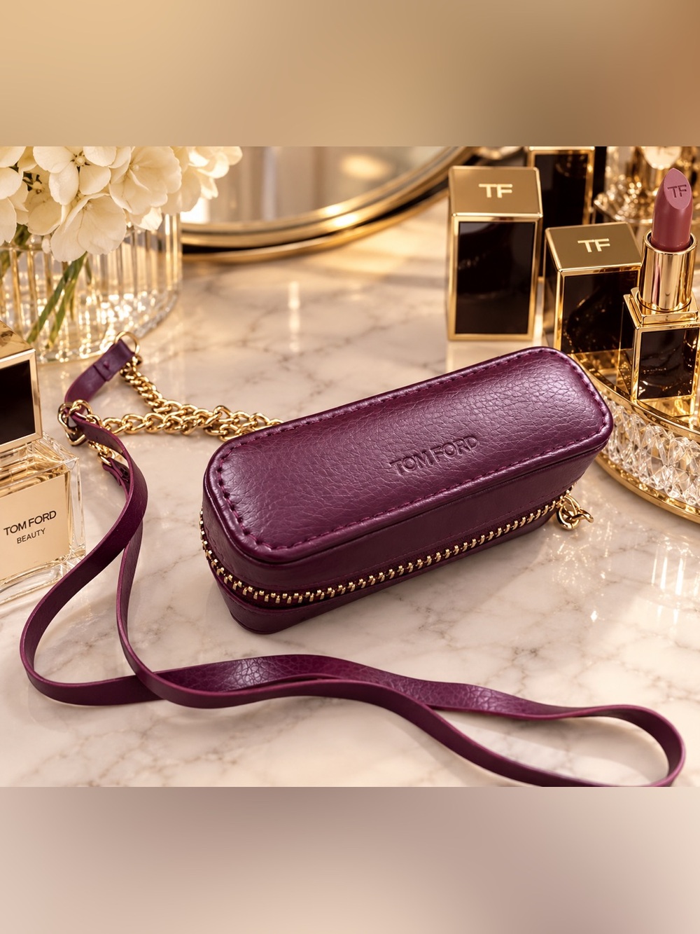 Tom Ford Beauty Lipstick Holder – Plum | New | Gift With Purchase
